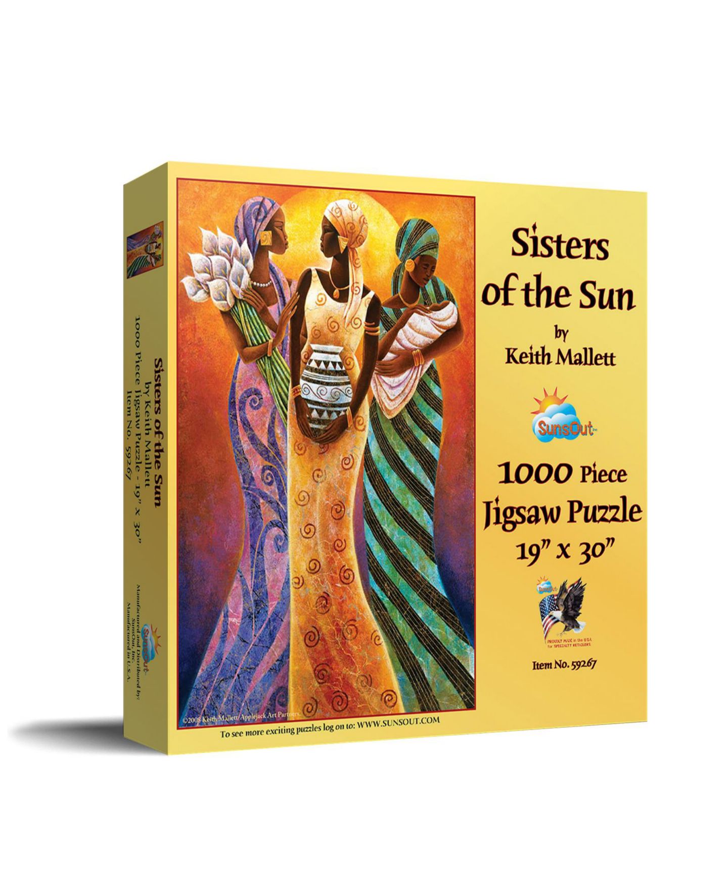 Детский пазл SunsOut Sisters of the Sun 1000 Piece Interlocking Jigsaw Puzzle, от 15 лет — фото 1