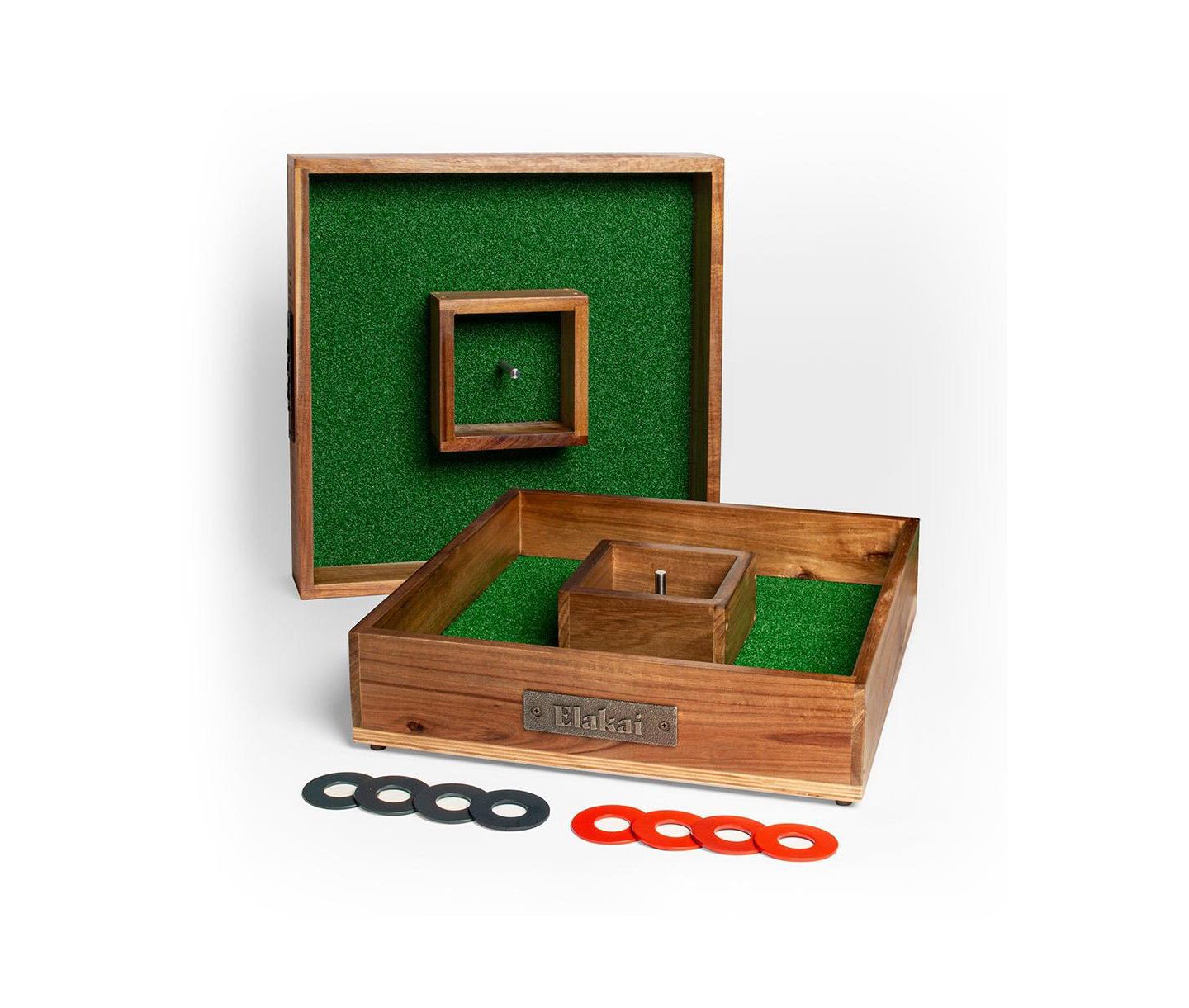 Детская игрушка Elakai Forester 18" Acacia Wood Game-Over Pole Washer Toss Game, Ages 14+, цвет: Разноцветный — фото 2