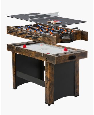 3-in-1 Game Table 54" Combo Table with Air Hockey Ping Pong and Foosball