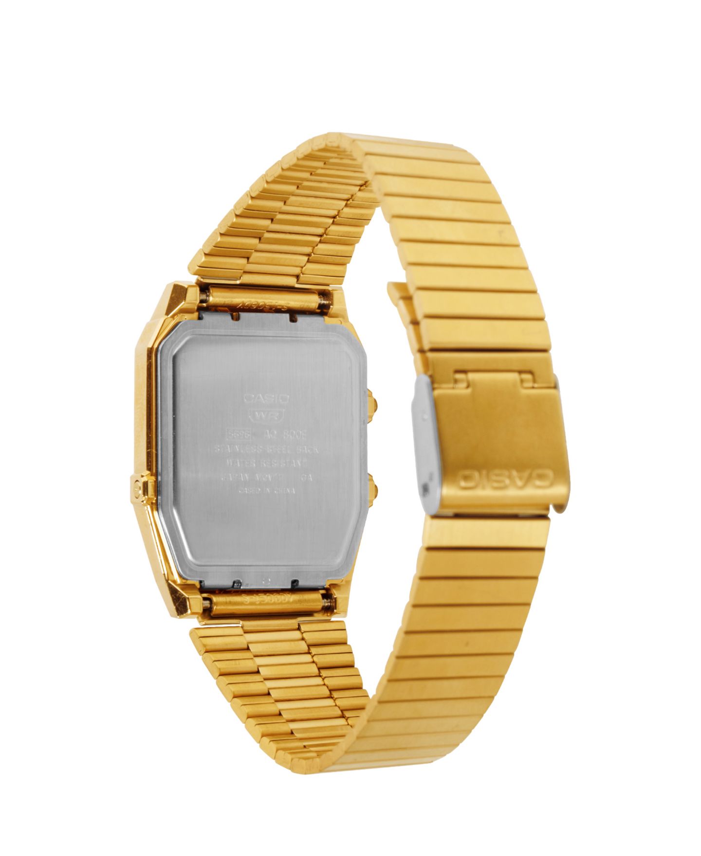 Мужские часы Casio Japanese Quartz Gold-Tone Stainless Steel Watch, 32.1mm — фото 3