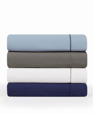 Embroidered Percale 200-Thread Count 4-Pc. Sheet Sets