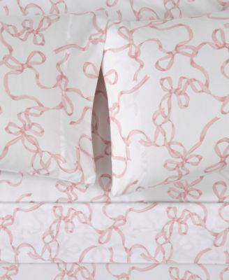 Printed Bow 3-Pc. Sheet Set, Twin XL