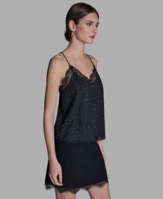 Women's Hot Fix Lace Camisole