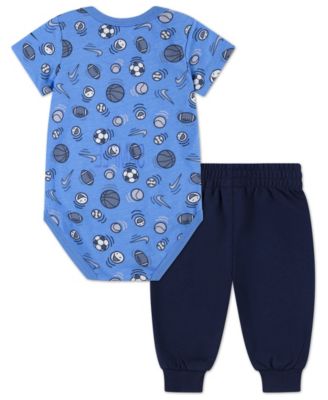 Baby Boys' Printed Bodysuit and Pants, 2-Piece Set