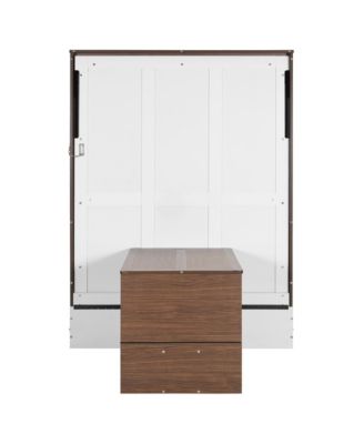 Full Size Murphy Bed with Foldable Desk – Space Saving Wall Bed