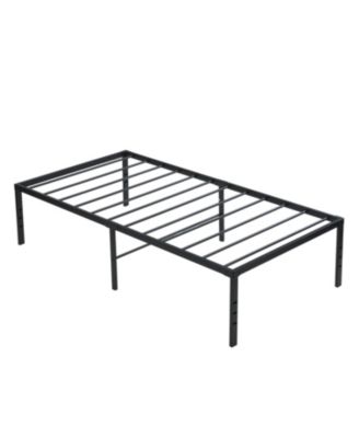 Twin Black Metal Bed Frame- Heavy Duty, Quiet, Easy Assembly