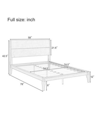 Bamboo Full Platform Bed