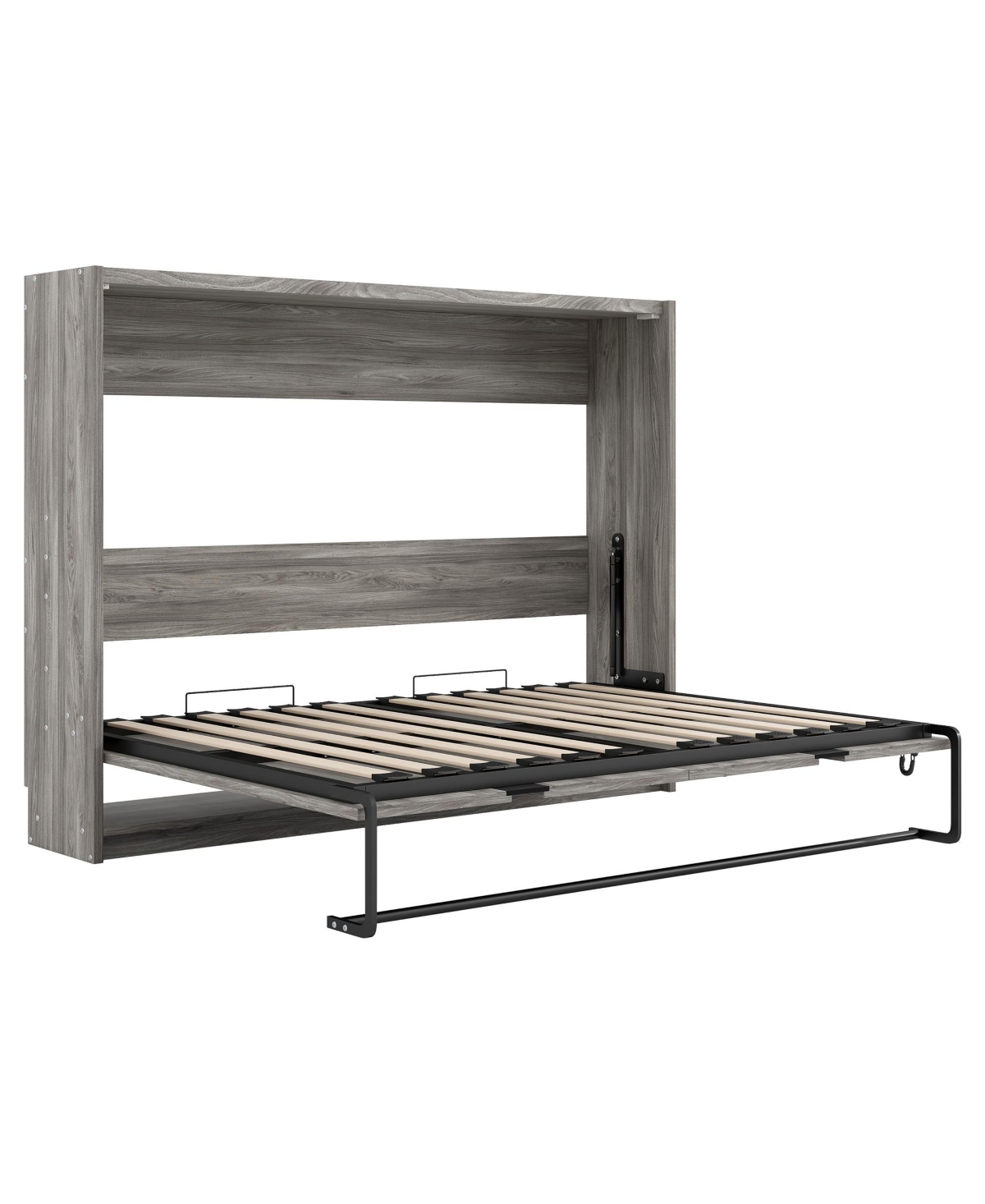 Streamdale Furniture Full Size Murphy Bed, can be Folded into a Cabinet, Gray