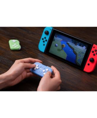 Mini Bluetooth Gamepad Controller for Switch, Android, Raspberry Pi - Blue
