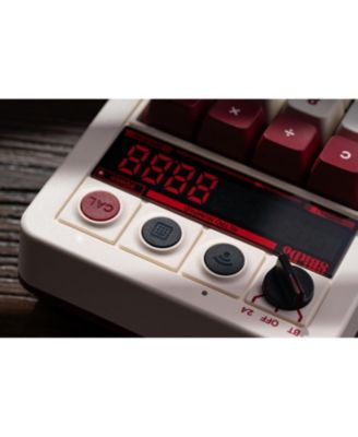 Retro 18 Wireless Mechanical Number Keypad and Calculator for Windows and Android - Fami Edition