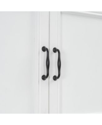 Twin Size Murphy Bed Wall Bed with Wardrobe, Cabinet and Desk