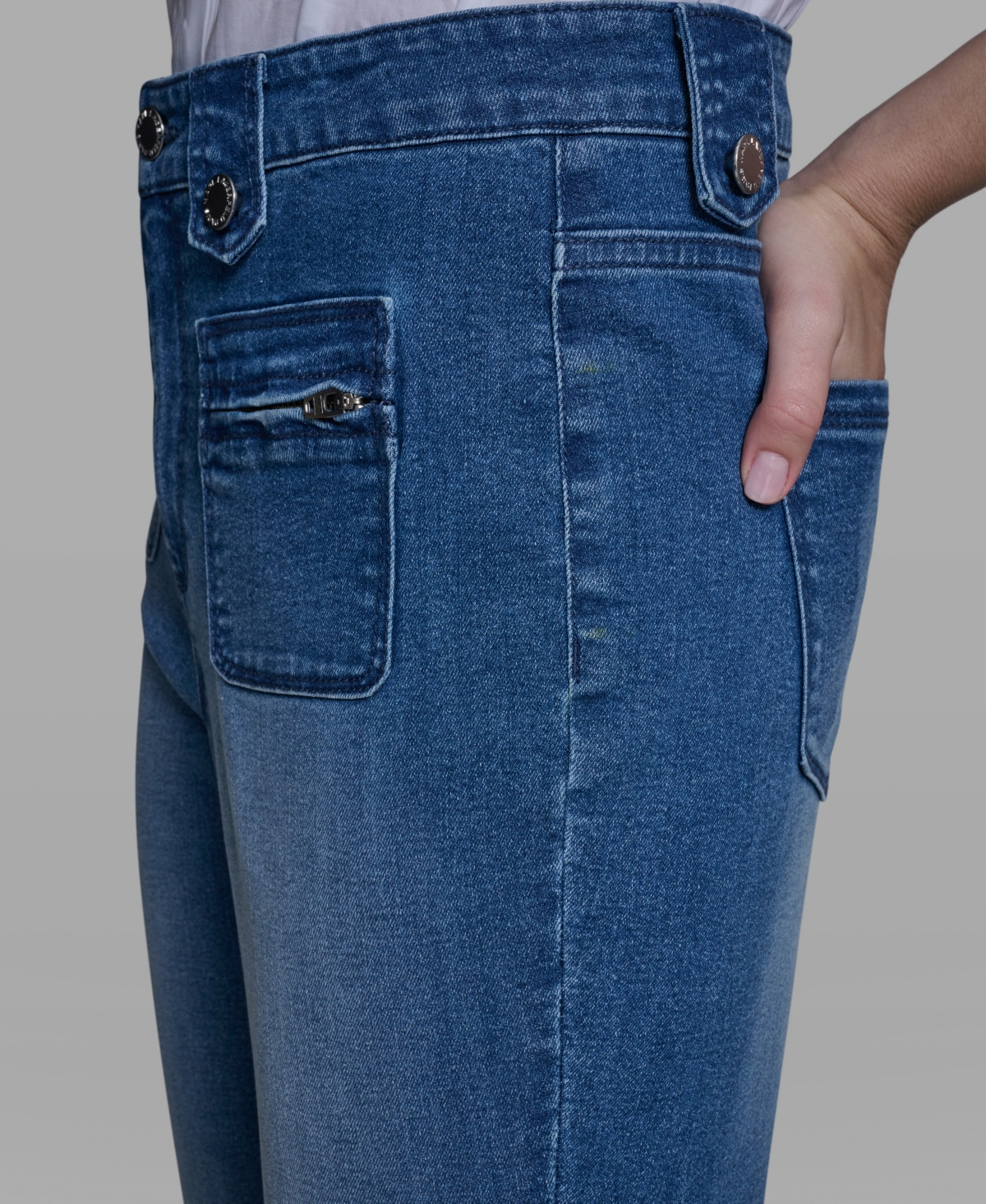 Karl Lagerfeld Paris Women's Straight Leg Jeans