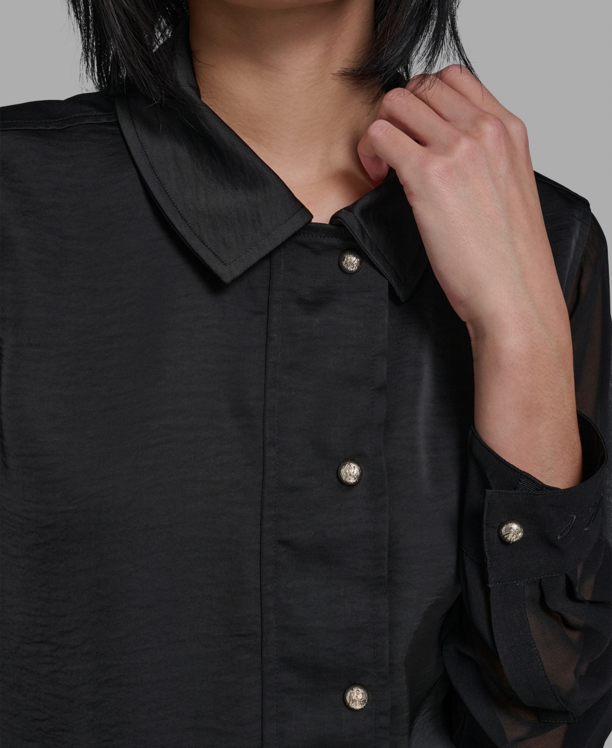 Karl Lagerfeld Paris Women's Collared Jacket