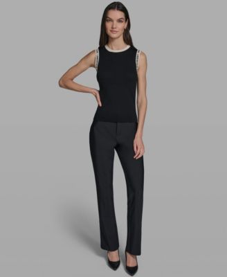 Women's Sleeveless KLP Trim Tank Top