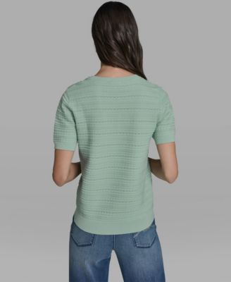 Women's Solid Crewneck Sweater