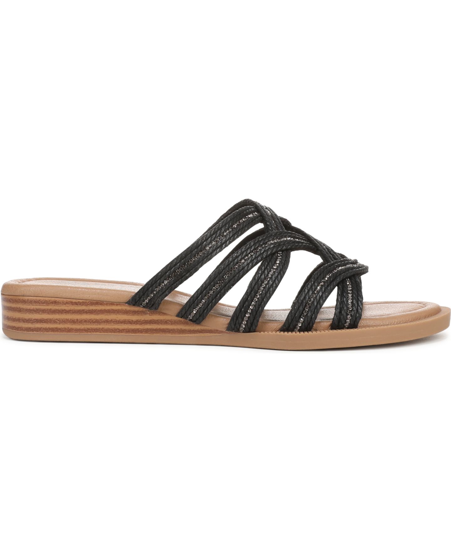 Женские сандалии Blowfish Malibu Addison 2 Slide, цвет: Чёрная искусственная кожа — фото 2