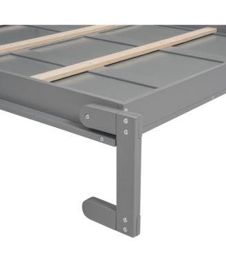 Streamdale Full Size Murphy Bed Wall Bed with Shelves