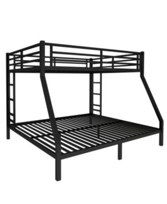 Streamdale Metal Queen over King Bunk Bed, Space-Saving