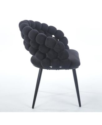 + 2 Pc. + Cushioned + Golden Legs + Chair