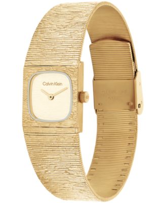 Women's Sophisticated Gold Tone Stainless Steel Bracelet Watch, 20mm