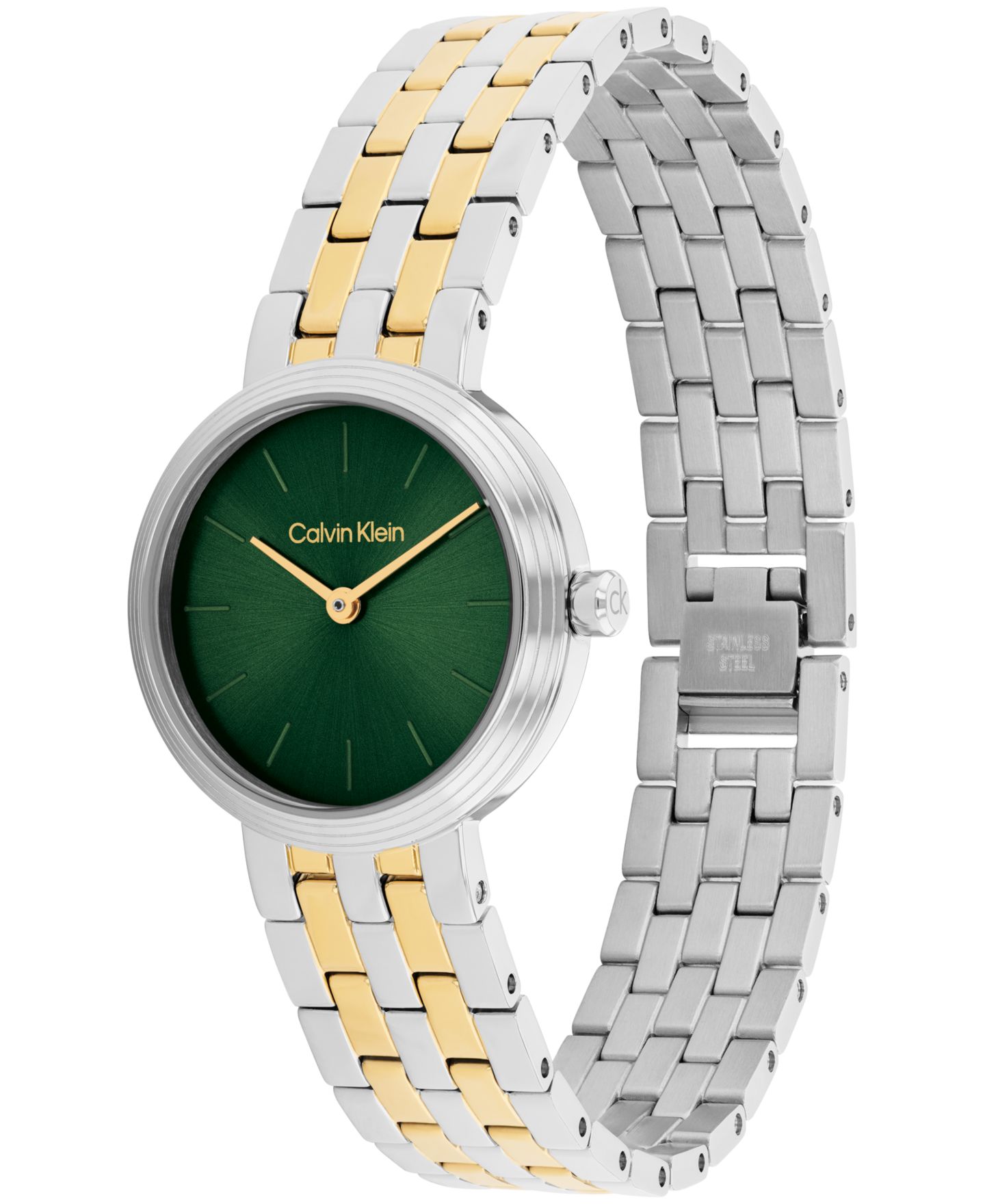 Женские часы Calvin Klein Forme Two Tone Stainless Steel Bracelet Watch, 26mm — фото 3