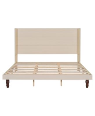Streamdale Elegant High Headboard Bed 54" Tall, King Size