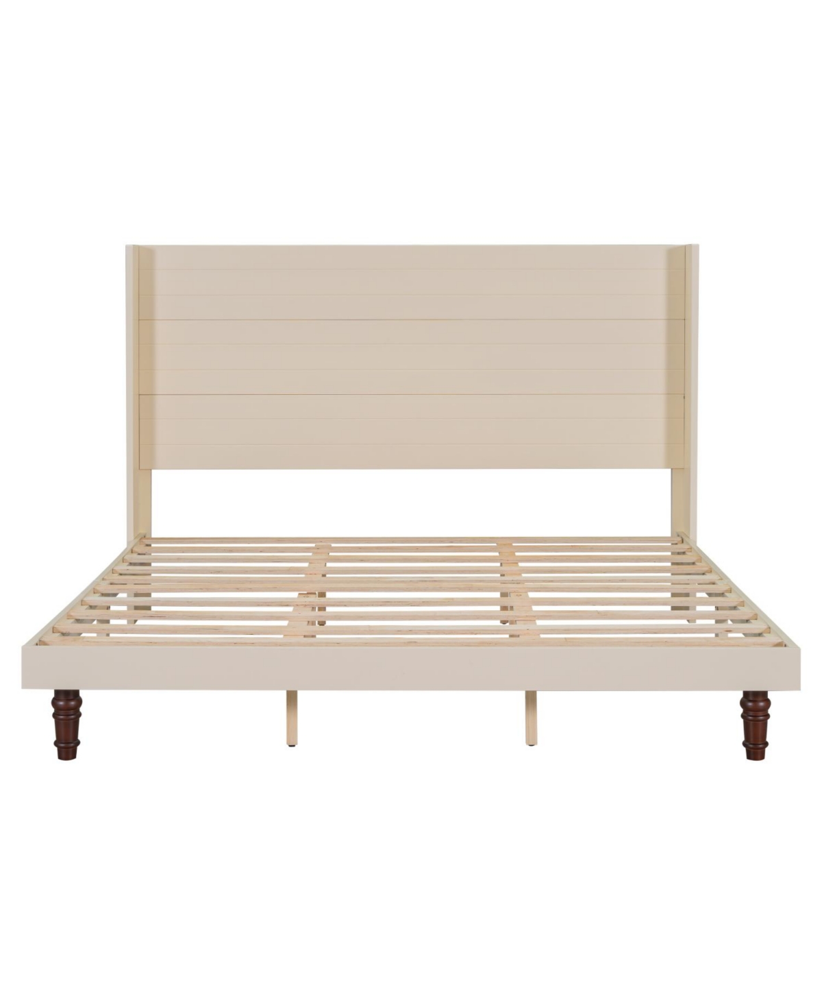 Streamdale Furniture Streamdale Elegant High Headboard Bed 54" Tall, King Size