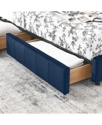 Streamdale Tufted Upholstered Bed Frame with Comfortable Backrest