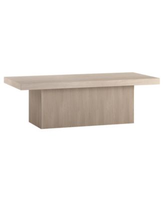 Torren 48" Wide Rectangular Fluted Coffee Table