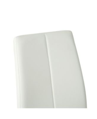 + Set of 4 + PU Leather + Modern + Dining Chair