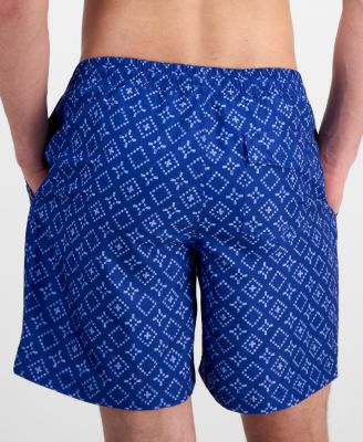 Men's Rustic Geo 7" Swim Trunks