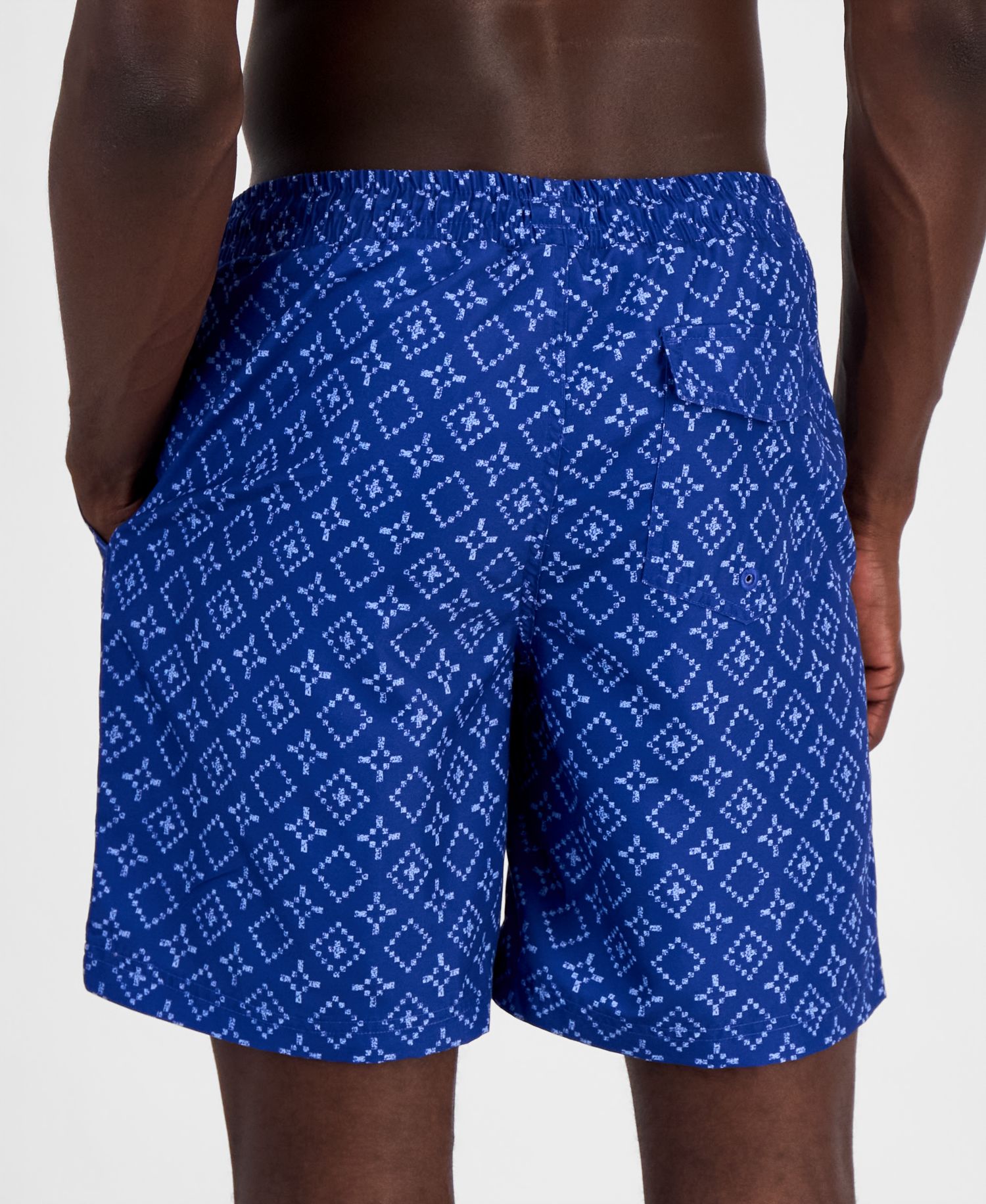 Men's Rustic Geo 7" Swim Trunks