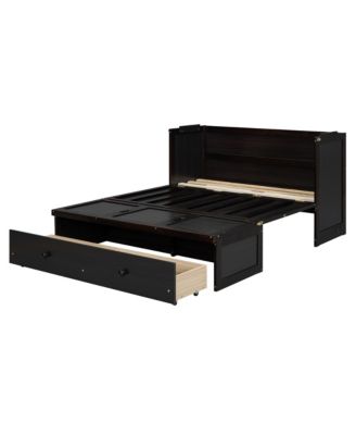  Full Size Murphy Bed with USB Port and a Large Drawer