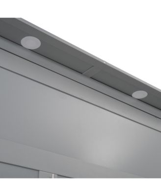 Murphy Bed Wall Bed With Shelves, Drawers LED