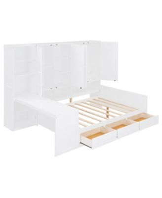 Daybed with Drawers & All-in-One Cabinet
