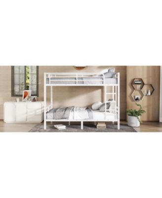 Full XL over Full XL Metal Bunk Bed