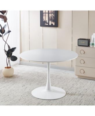  White Tulip Dining Table - Mid-Century Modern