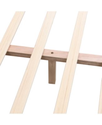 1 Count Leather Queen Bed with 2pcs Night Lights