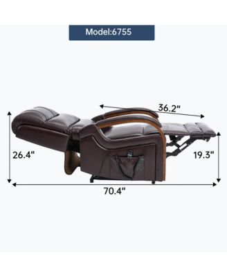  Power Leatheraire Lift Recliner Heat Massage