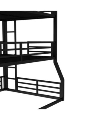 Triple Bunk Bed, Metal, Heavy-Duty