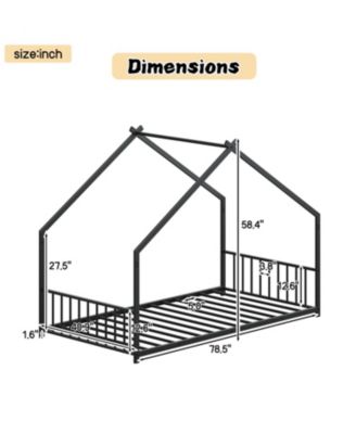 Twin LED Light Roof Bed Frame