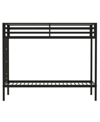 Adam Metal Twin Bunk Bed with Ladder