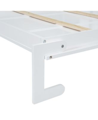 Streamdale Queen Size Murphy Bed Wall Bed with Sofa and Shelves