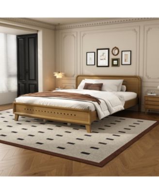 Streamdale Pine Queen Bed - Solid Wood, No Box Spring