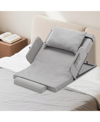 Adjustable Bed Backrest w/ Rails - 300lbs, 4-68 Lift