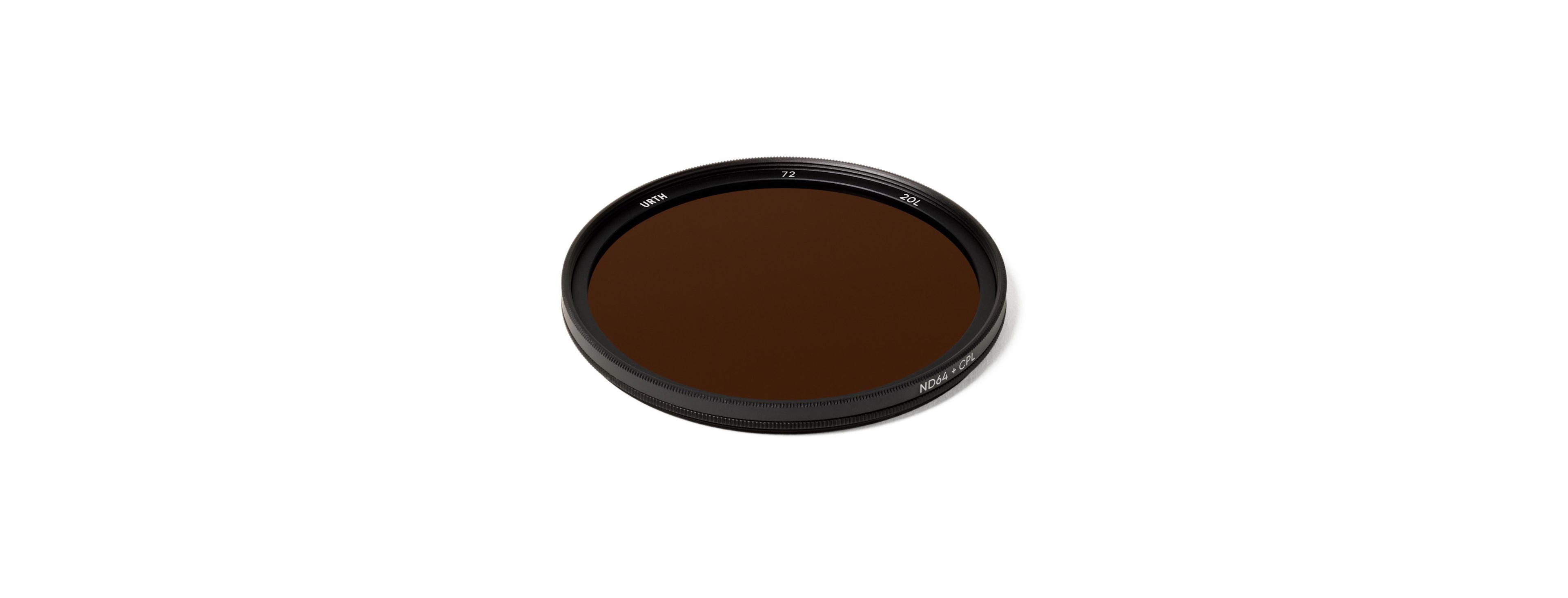 Urth 72mm ND64 + Cpl Lens Filter Plus+