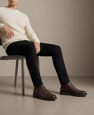 Clark Road Hands-Free Slip On Technology Leather Laceup Chukka Boots