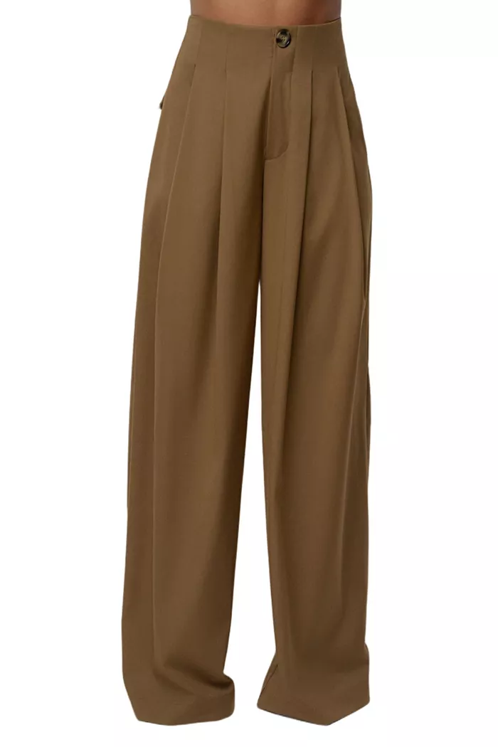 Women's Polished Pleat Trouser - thumbnail 3