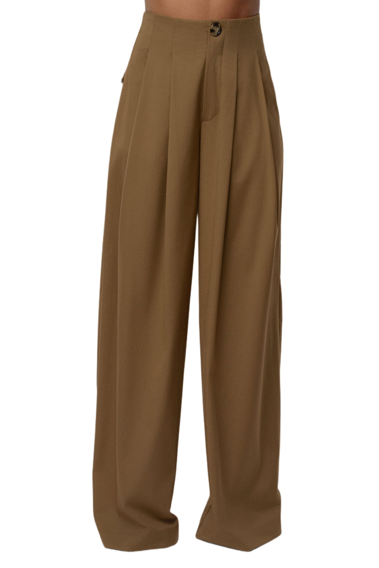 Women's Polished Pleat Trouser