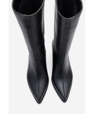 Forever & Always  Women's Shoes Juana Leather Pointed Toe Boot (Women)